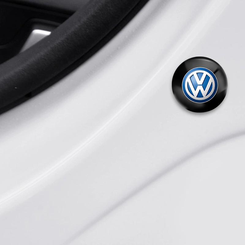VW Car Door Shock Absorber Self Adhesive Collision Avoidance Soundproof Seal Sticker For Volkswagen VW Polo GTI Tiguan PASSAT