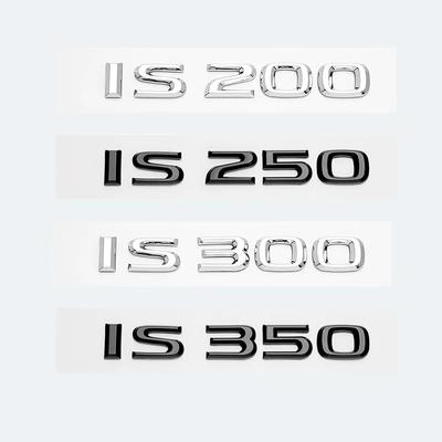 3D хромированный глянцевый черный ABS буквы IS200 IS250 IS300 IS350 IS300h IS200t гибридная эмблема для багажник автомобиля логотип значок наклейка