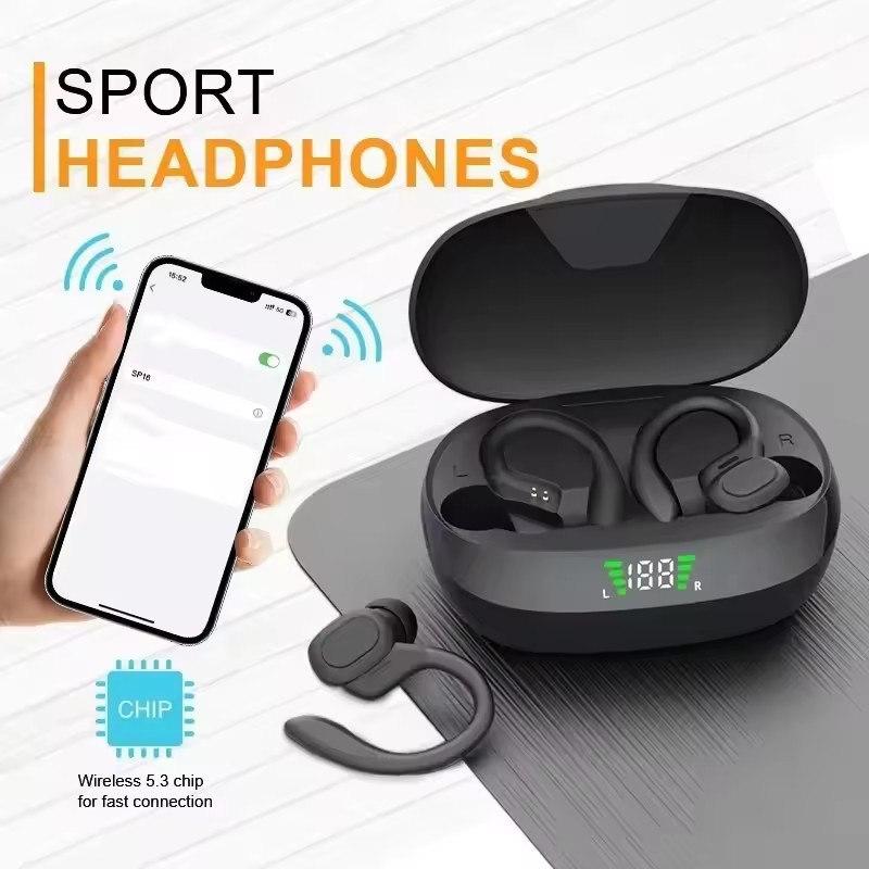 Беспроводные наушники Ture Wireless Earbuds Ear Hook Sports HiFI Stereo Waterproof Headset With Mic TWS Headset