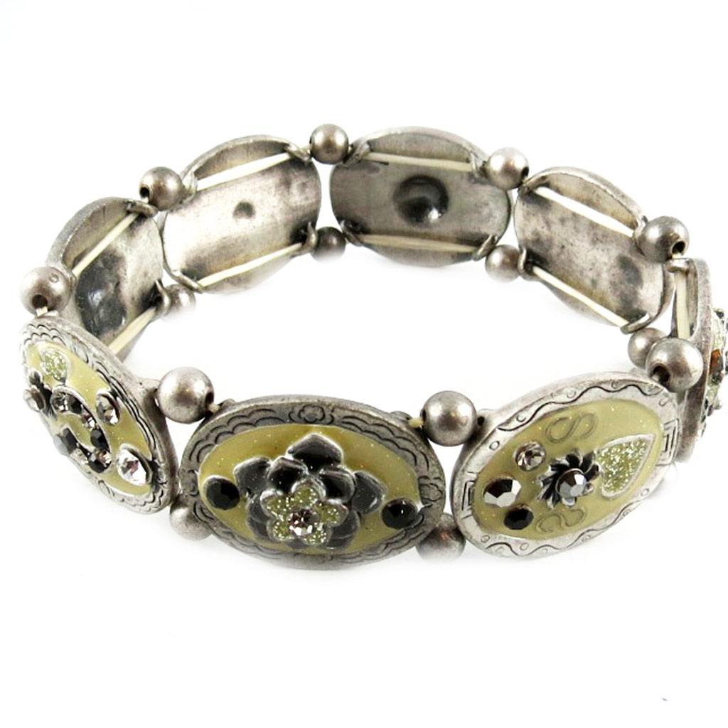 Les Trésors De Lily [E2579] — Серый дизайнерский браслет «Токио»