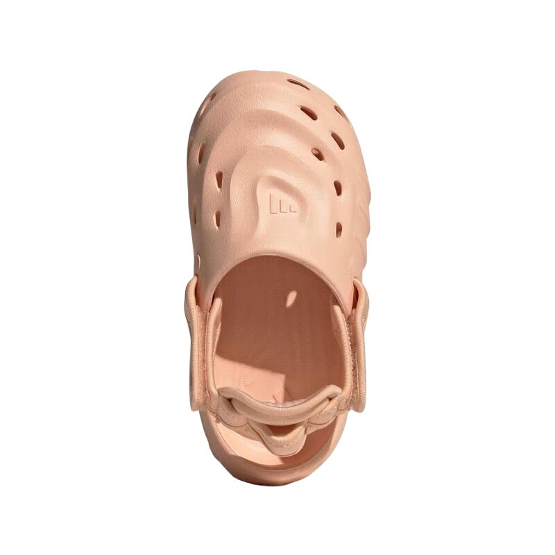 adidas Maxx Clog Удобные Универсальные Нескользящие Прочные Низкие Сандалии Детские Сандалии Оранжевые JS3732