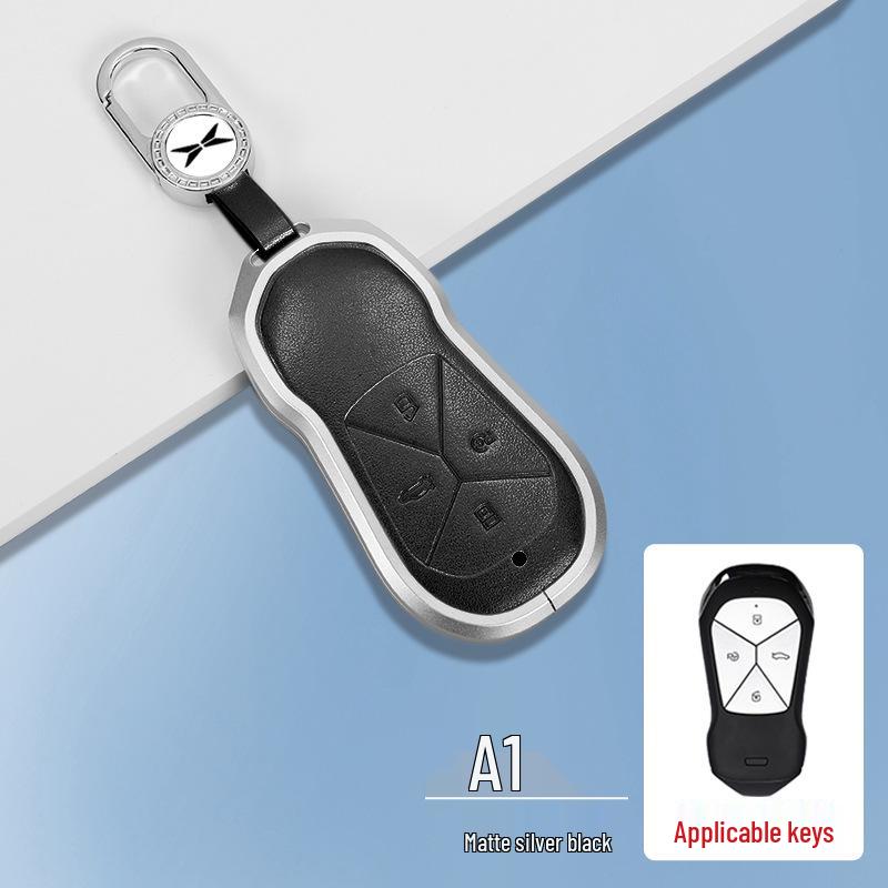 Compatible with XPeng P7i, G6, G9, P5, G3i key case - Premium Protective Shell with Buckle.
