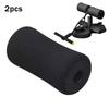2Pcs Ab Training Sleeve Rolling Foam Roller Gym Exercise Foot Exercise Machines Roller Sit-Up Board Hook Foot Foam Fitness Pads