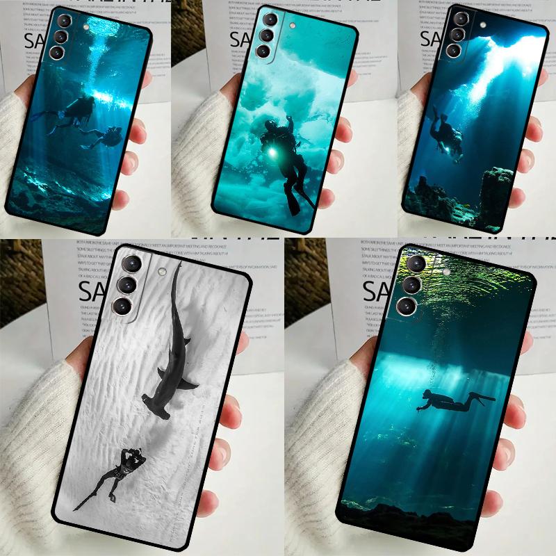 Чехол для подводного плавания для Samsung Galaxy S24 Ultra S22 Plus S20 S21 FE S8 S9 S10 Note 10 20 S23 Ultra Cover