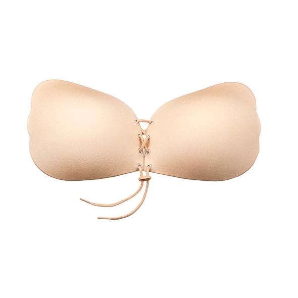 Bye Bra Lace-It Bra, D Cup, Nude