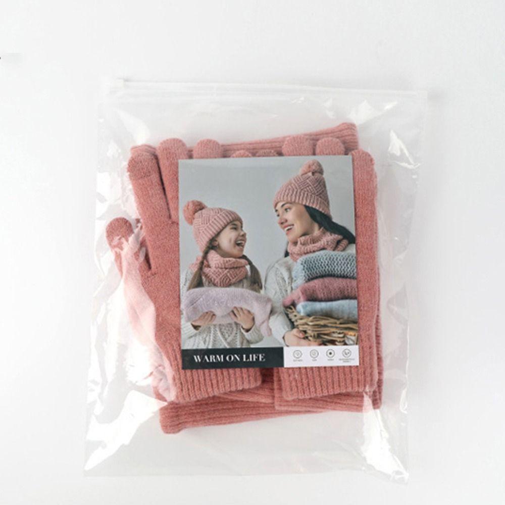 Casual Knit Winter Hat Warm Fleece Neck Scarf Trendy Winter Set for Women Men