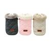 Padded Apparel Dog Sweater Puppy Vest Pet Clothes Winter Coat Cotton Padded Jacket Plush Hoodie
