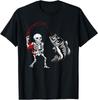Skeleton Fishing Halloween Cool Premium Tee Unisex T-shirt