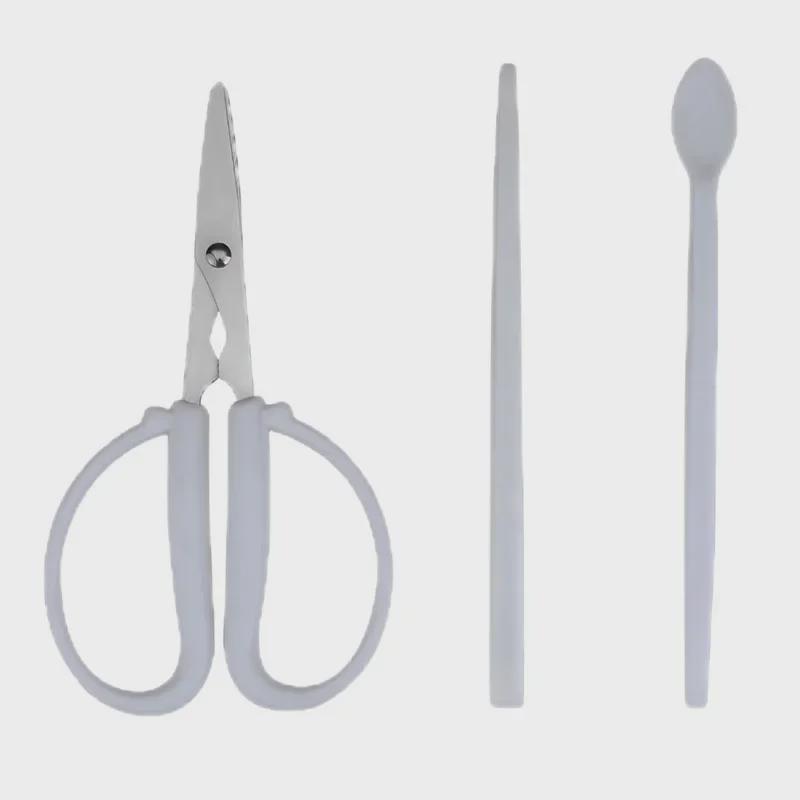 Набор инструментов для поедания крабов: Набор из 3 предметов с ножницами и инструментами для очистки крабов.