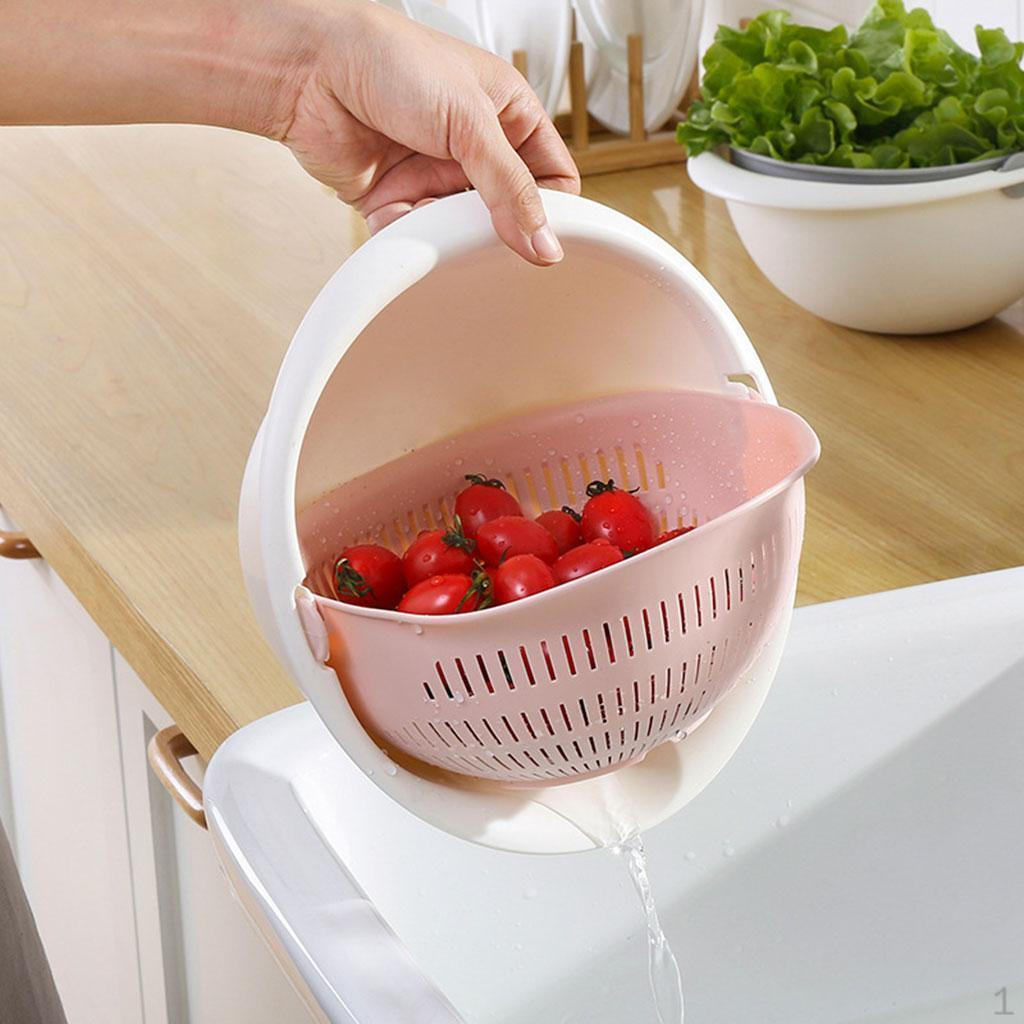 Basket Bowl Rice Vegetable Wash Fruit Kitchen Gadget