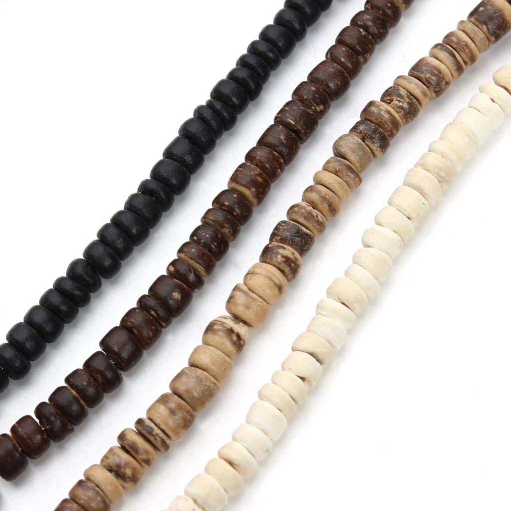 5mm 8mm 10mm Round Natural Wood Spacer Beads Wooden Prayer Beads for DIY Necklaces Bracelets Jewelry Making Supplies