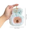 Zero Wallet Capybara Coin Purse Soft Stuffed Guinea Pig Pendant Capybara Plush Keychain  Couple