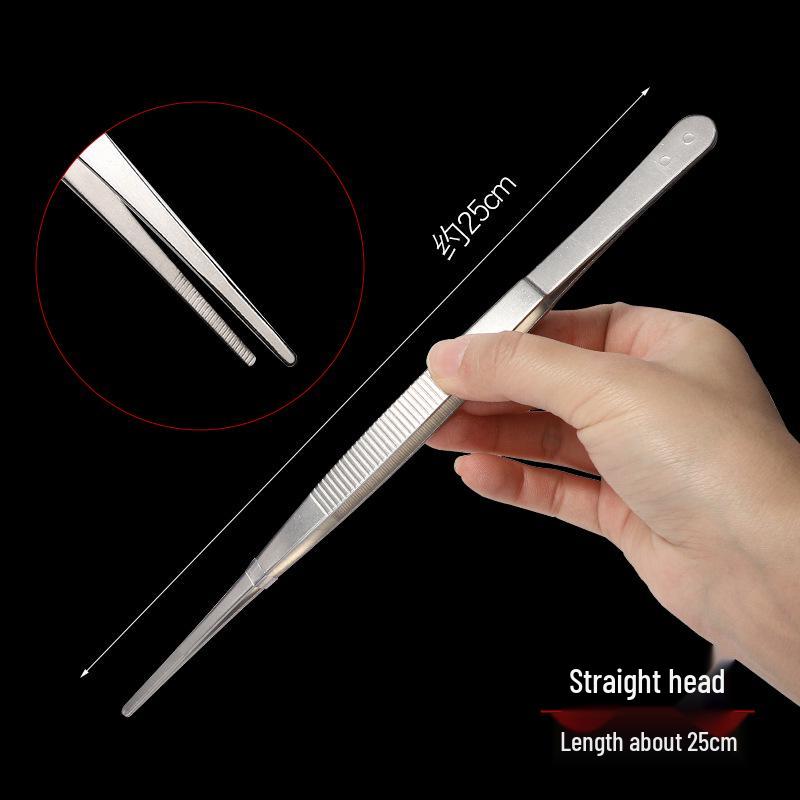 Нескользящий пинцет из нержавеющей стали для садоводства, аквариумов и суккулентов