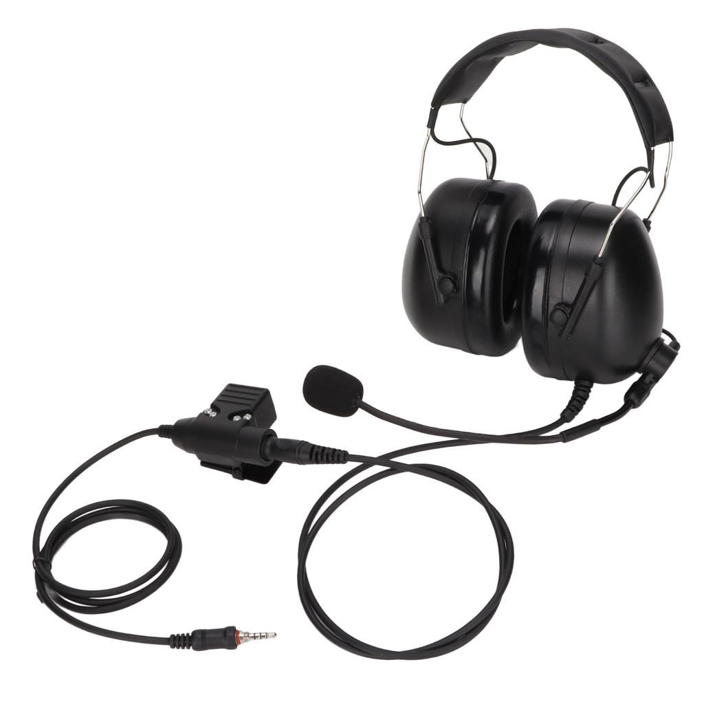 7,1 мм радионаушники защита органов слуха шумоподавление сверхмощная гарнитура с U94 PTT для Yaesu