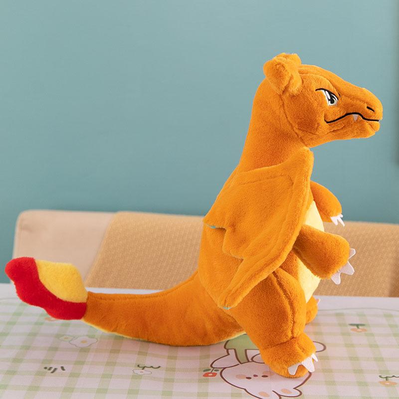 Popular fire-breathing dragon plush toy simulation fear large doll small fire dragon children's doll throw pillow