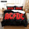 3D Ac Dc Music Постельное белье Пододеяльник Комплект с наволочкой Твин Полный Queen King Постельное белье Постельное белье