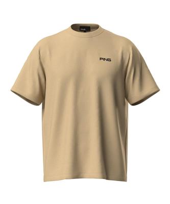 Футболка мужская с коротким рукавом с принтом Up Golf S [Pin Apparel] (Совместимый набор) / / 621-4264801 040_Бежевый