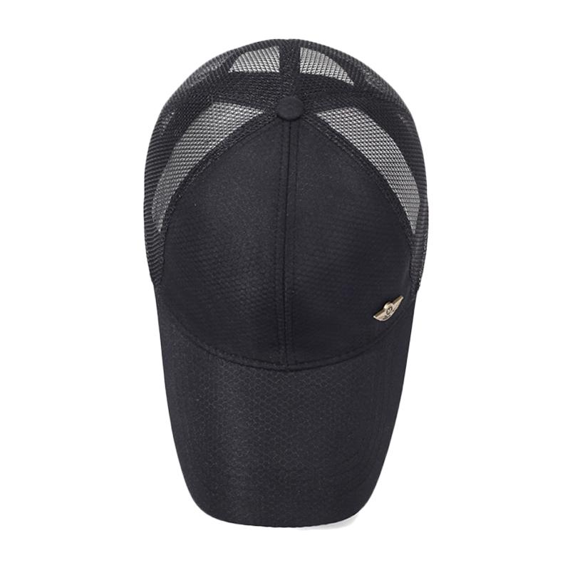 Тонкая сетчатая бейсболка, летняя дышащая козырек от солнца с длинными полями, спортивная мужская солнцезащитная кепка для отдыха на природе