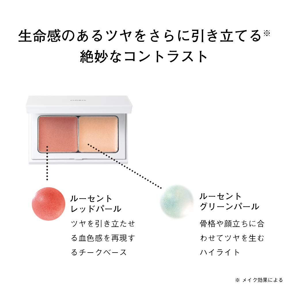 ORBIS Компактная основа Glow Skin Highlight 34 г. Щеки и (х 1)