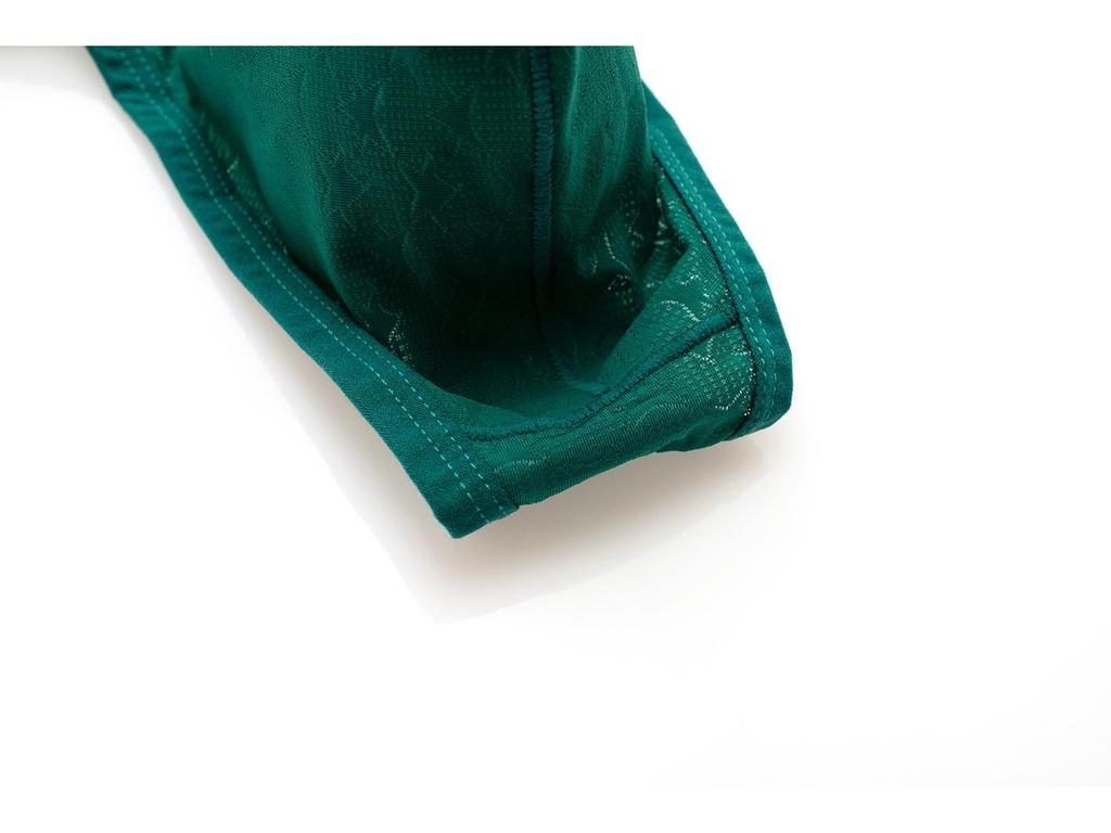 Мужские трусы-стринги с низкой посадкой, U-образным карманом для поддержки, дышащие