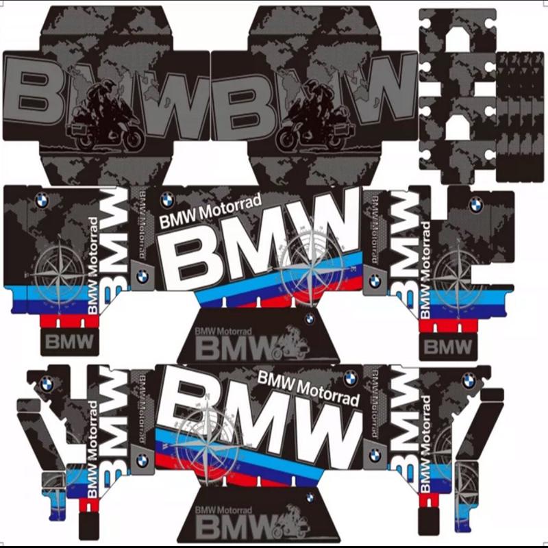 Motorcycle trunk top side luggage sticker, side box sticker Motorcycle modification sticker for BMW R1200GS slip on BMW R1250GS