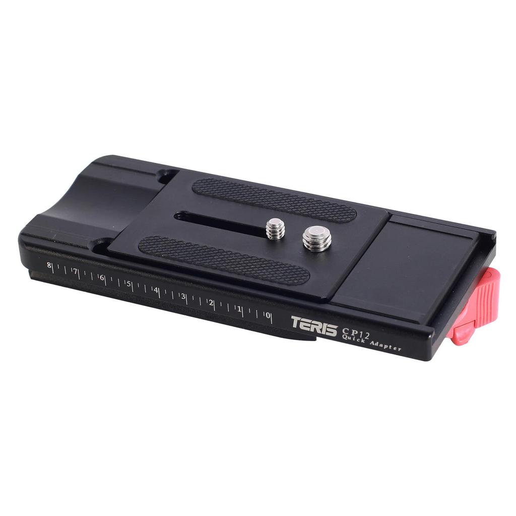 Tureis CP12 Universal Quick Release Plate for Manfrotto Interface