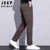 JEEP SPIRIT Мужские осенне-зимние повседневные деловые брюки