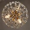 Light Luxury Dining Room Chandelier Lighting Crystal Retro Creative Personalized Petal Living Room Bedroom Light
