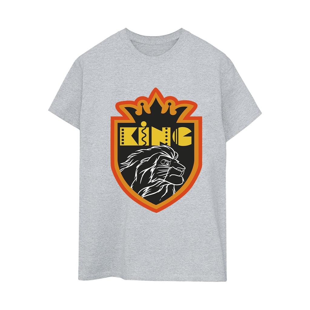Disney Womens/Ladies The Lion King Crest Cotton Boyfriend T-Shirt