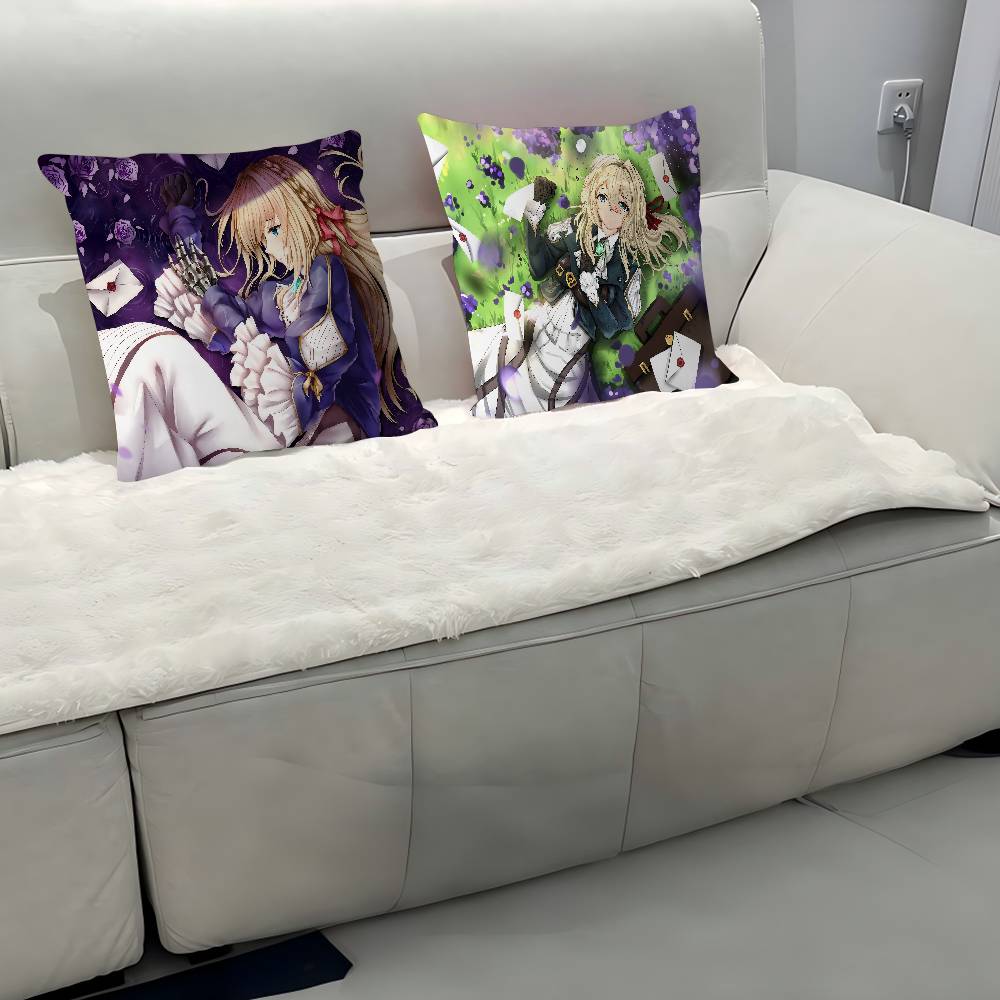 Новая наволочка V-Violet E-Evergardens, съемная, моющаяся, чехол для подушки – Мягкий лен для всех сезонов