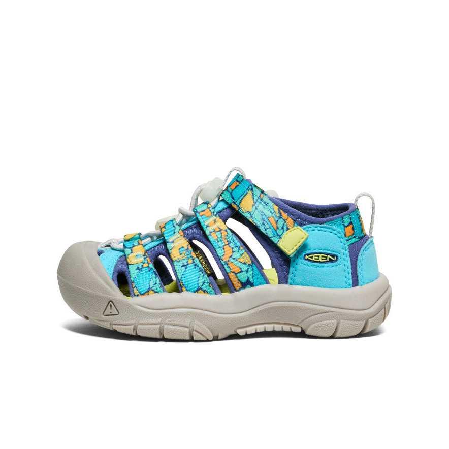 Keen Newport H2 Comfortable Children's Sandals Blue Children Aged 3 7 Years Old 1030789