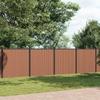 VidaXL Brown Fence Panel 1045x186 Cm WPC, Garden Fence, Privacy Fence, WPC Fence Panel 3282803