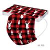 Nikitas Adult Christmas Printed Mask Disposable Face Mask Industrial 3Ply Ear Loop