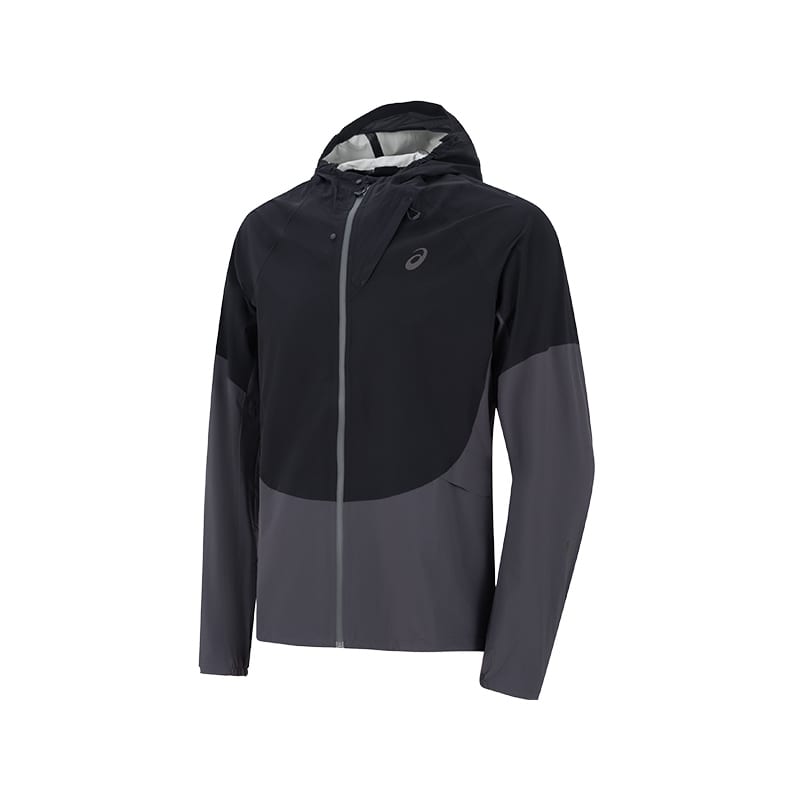 Asics Куртки Мужские Черный/Серый С Капюшоном Несъемный Умеренный Другое 2011D435-001
