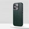 Роскошный кожаный магнитный чехол для телефона для iPhone 13 14 15 16 17 Pro Max Для MagSafe Беспроводная зарядка Ударопрочный чехол