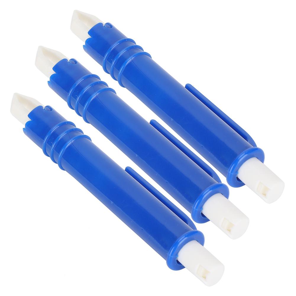 3 шт. Средство для удаления блох у домашних животных, клипса для блох, пинцет для клещей, инструмент для удаления клещей для собак, кошек, общий синий