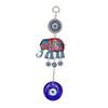 Eye Elephant Car Hanging Ornament Good Luck Exquisite Amulet Blue Eye Keychain for Office Wall