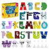 26 Alphabet Lore Small Particles DIY Children's Educational Assembled Building Block