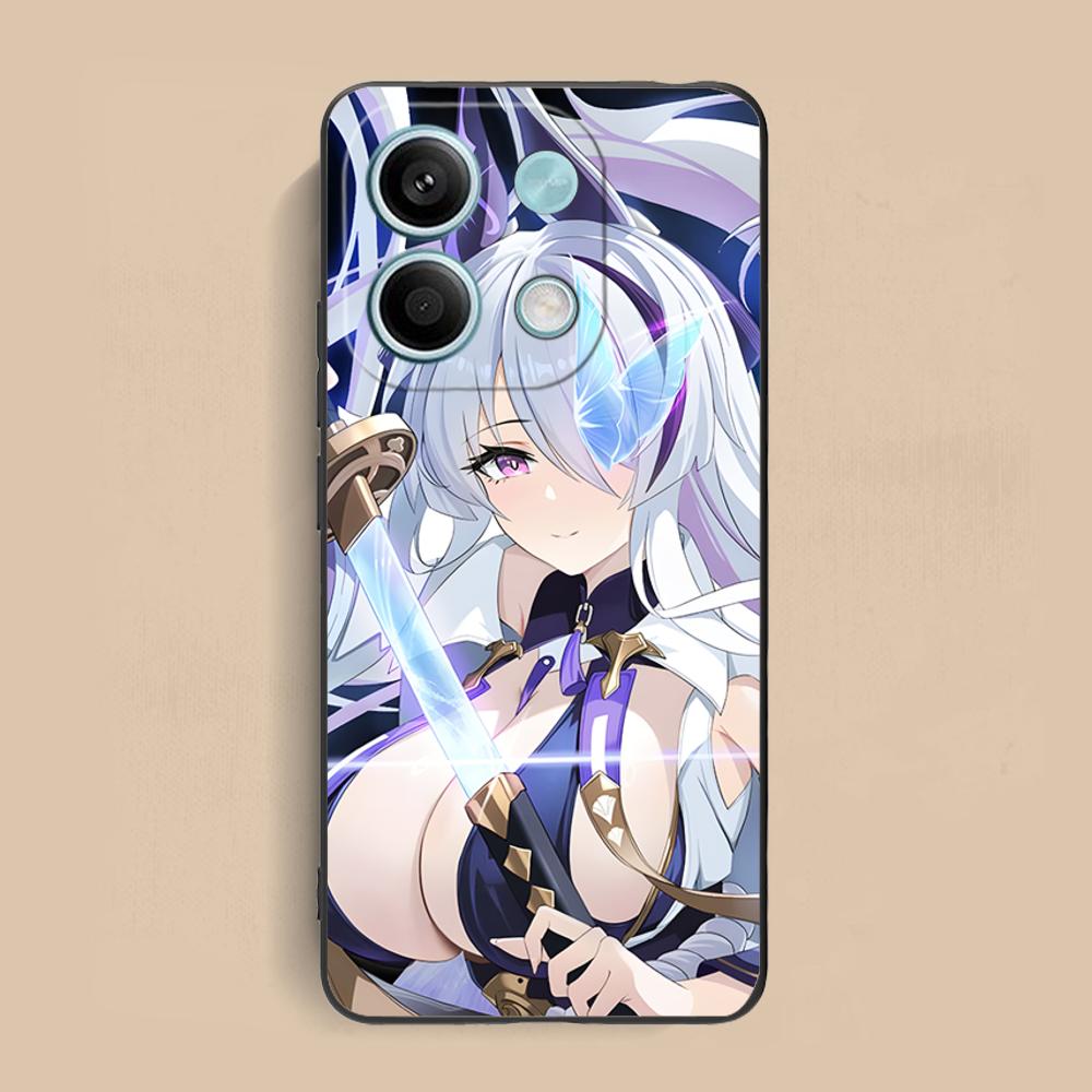 Матовый ТПУ чехол для мобильного телефона Azur Lane Unzen для Xiaomi Redmi Note 14 13 12 11 S Pro Plus 4G 5G Цветная печатная крышка