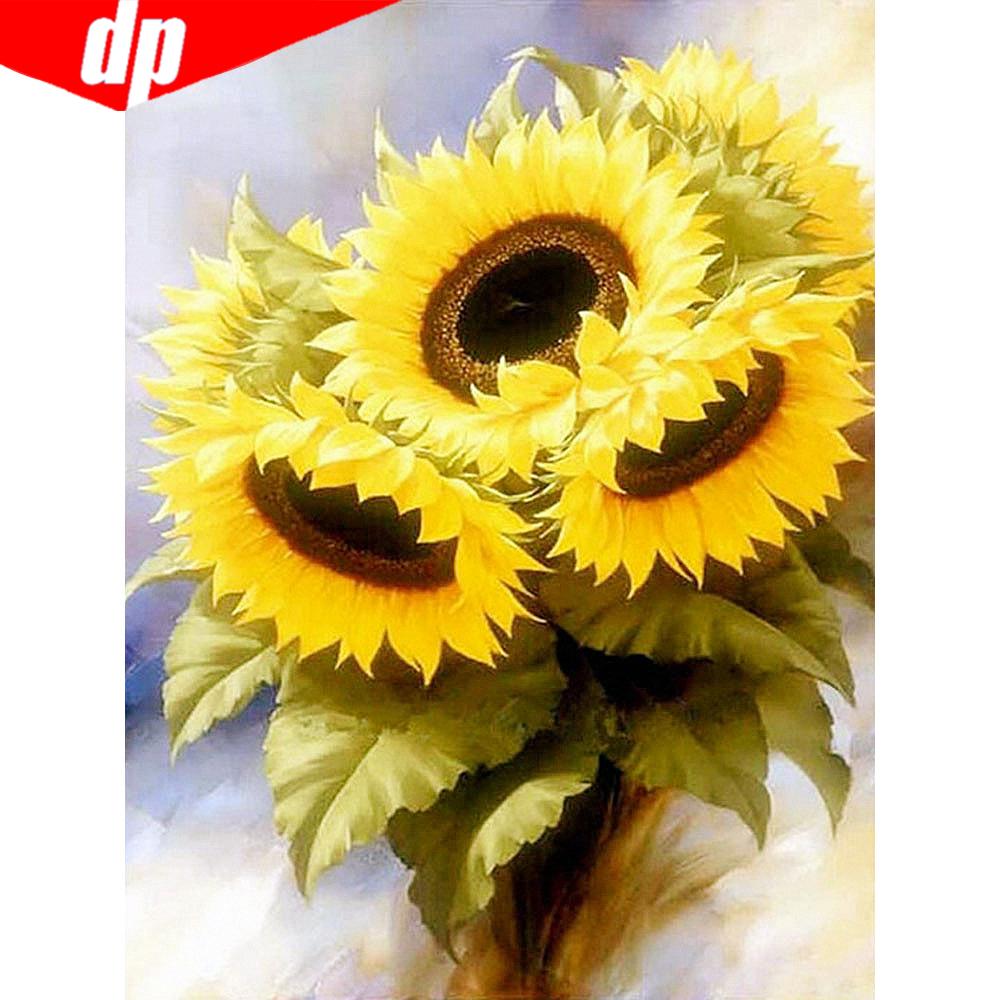 Алмазная вышивка для детей. Картины со стразами. Цветочная алмазная вышивка.