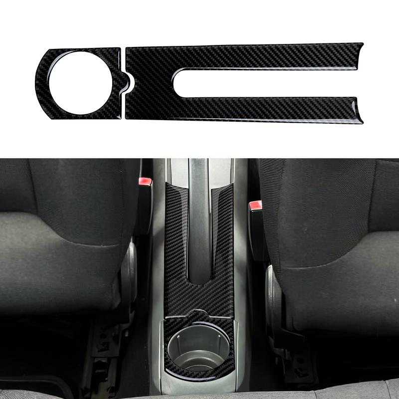 For SEAT Cordoba Ibiza 6L (2002-2009) Trim Accessories Carbon Fiber Interior Sticker. Car Center Console Gear Shift Panel Cover.