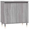 VidaXL Bathroom Cabinet Sonoma Grey 58x33x60 Cm Engineered Wood 831578