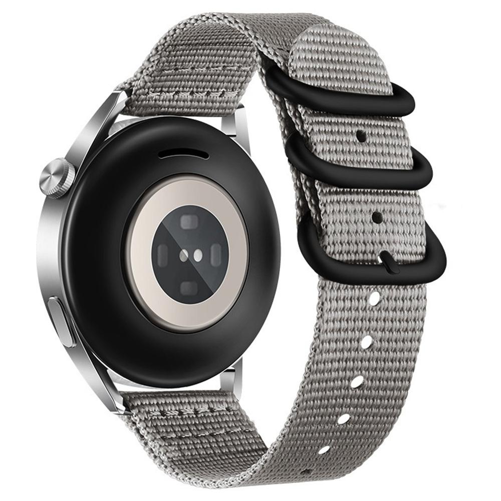 Нейлоновый ремешок для часов с двойной петлей, 18 мм, для Huawei Watch GT 6/5/4 41 мм/Garmin Venu 3S, плетеная лента, черная пряжка