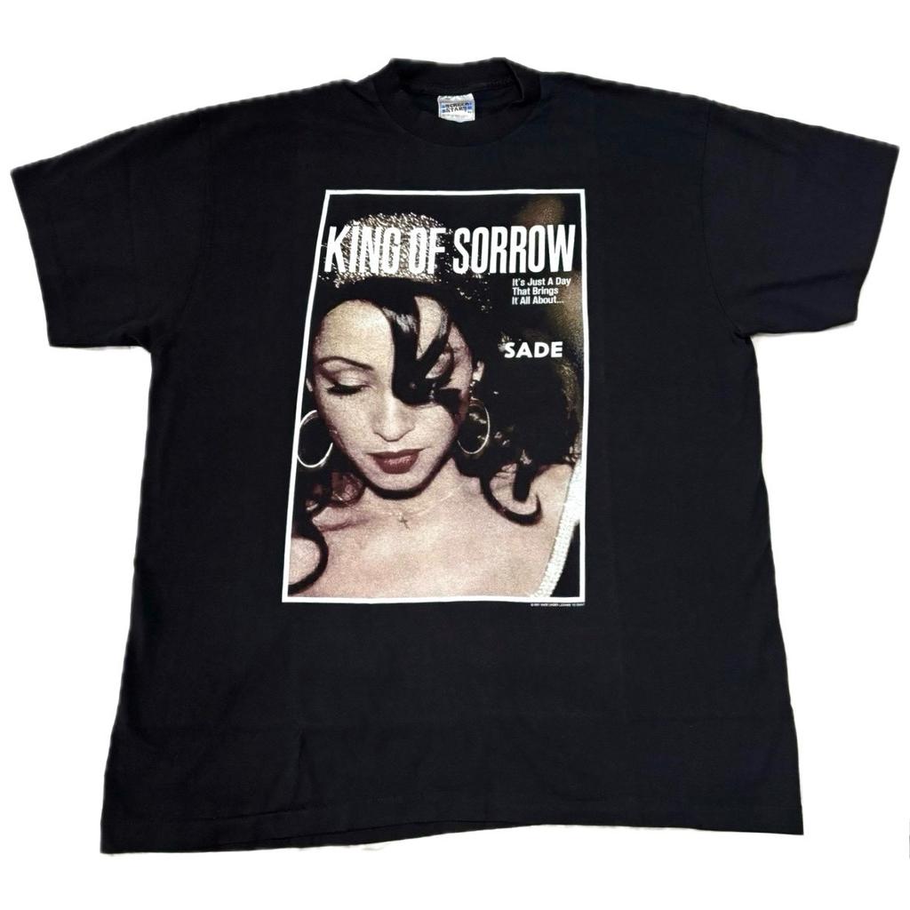 Винтажная футболка 2001 SADE King of Sorrow Тур Альбом 80-х Одинарная строчка РЕПРИНТ