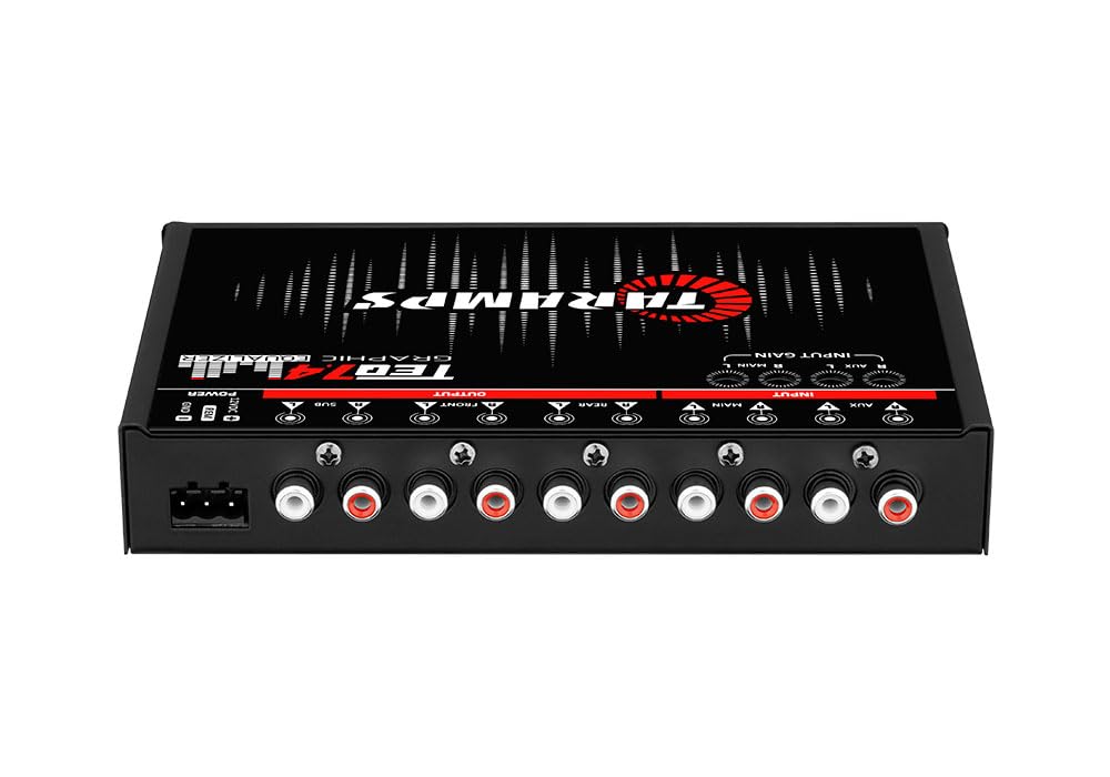 TARAMPS TEQ 7.4 Pro Автомобильная аудиосистема 7-полосный графический эквалайзер EQ Синяя подсветка