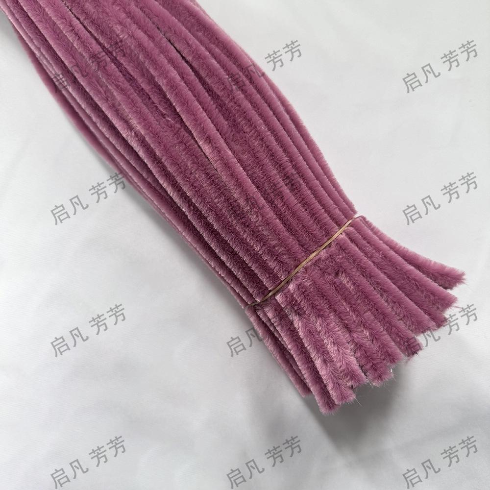 8mm Macaron Color Encrypted Twist Ties Chenille Stems for DIY Toys
