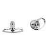 10pcs Comfortable Earring Backs Stylish Earring Backs with Pigs Nose/Flower Shape Unique Lifters for Heavy Earrings