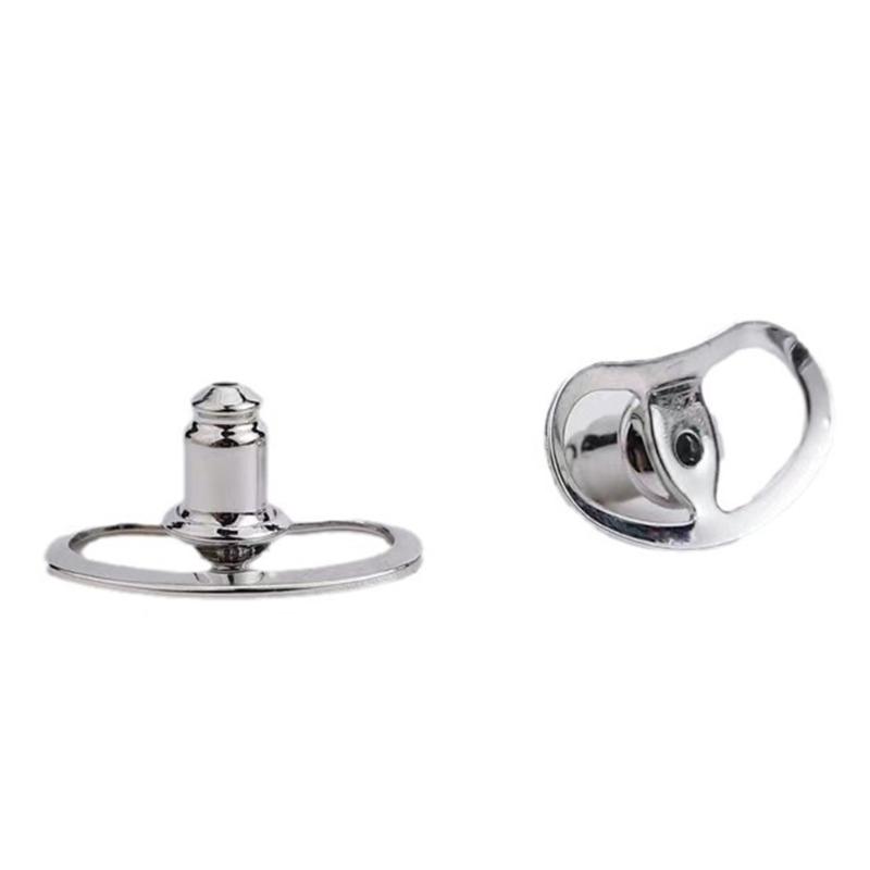 10pcs Comfortable Earring Backs Stylish Earring Backs with Pigs Nose/Flower Shape Unique Lifters for Heavy Earrings