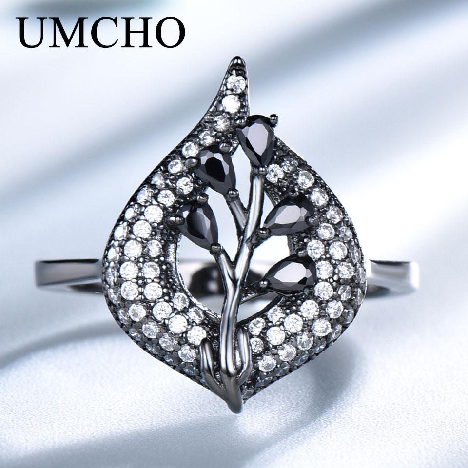 Umcho Женское кольцо со шпинелью на юбилей, день рождения, День святого Валентина, ювелирные изделия, подарки для женщин, жены и девочек