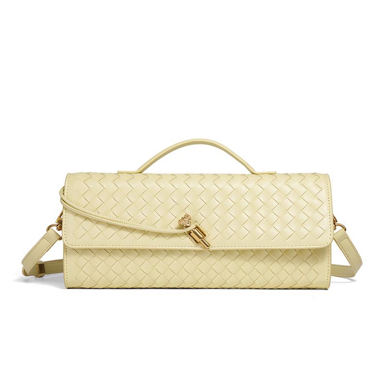 Сумка-багет ручной работы из мягкой кожи Ruyi, горизонтальная квадратная сумка-органайзер, клатч, сумка-мессенджер.